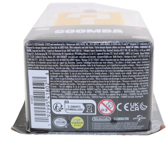 Super Mario Bros Movie Goomba Figure w/ Question Block Jakks Pacific - Picture 16 of 16